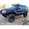 Pare-choc avant XL ROCK ARMY en acier avec platine treuil intégrée et protection moteur 5mm Jeep Grand Cherokee WJ/WG 