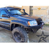 Pare-choc avant XL ROCK ARMY en acier avec platine treuil intégrée et protection moteur 5mm Jeep Grand Cherokee WJ/WG 