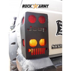 Paire de protections de feux arrière ROCK ARMY Jeep Cherokee XJ 
