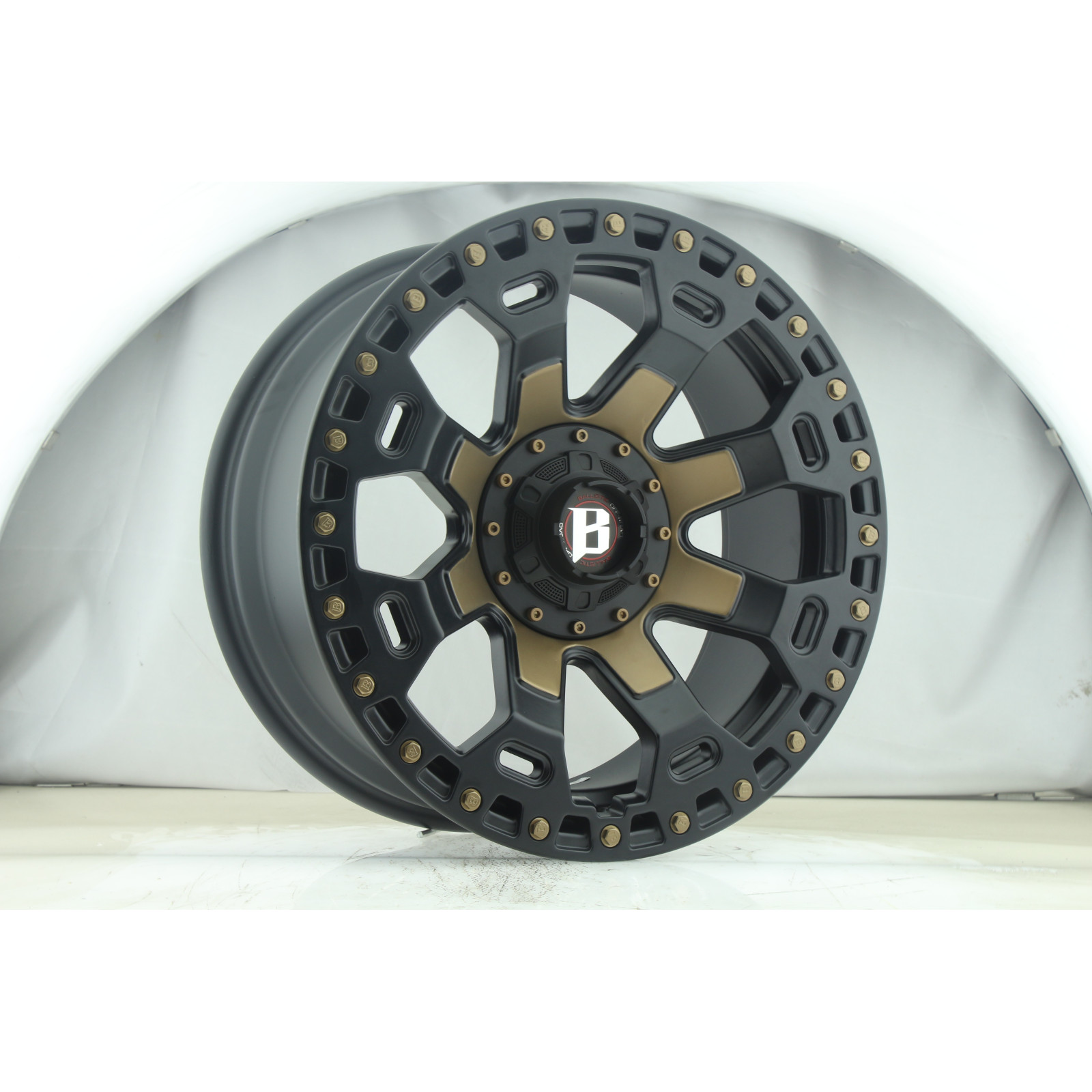Jante Aluminium 4x4 BALLISTIC 975 9x20 6x135/6x139.7 CB106.1 ET+12 Black & bronze 