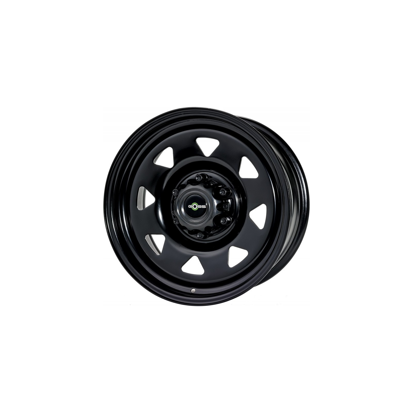 Jante GOSS Triangular II 7x17 5x114.3 CB67.1 ET+18 Profondeur 8.6cm Noire 