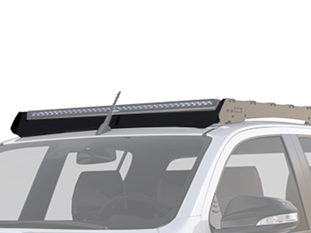Déflecteur de vent pour barre LED 40'' sur galerie FRONT RUNNER Slimsport du Toyota Hilux H48 DC (2022 - jusqu'à présent)
