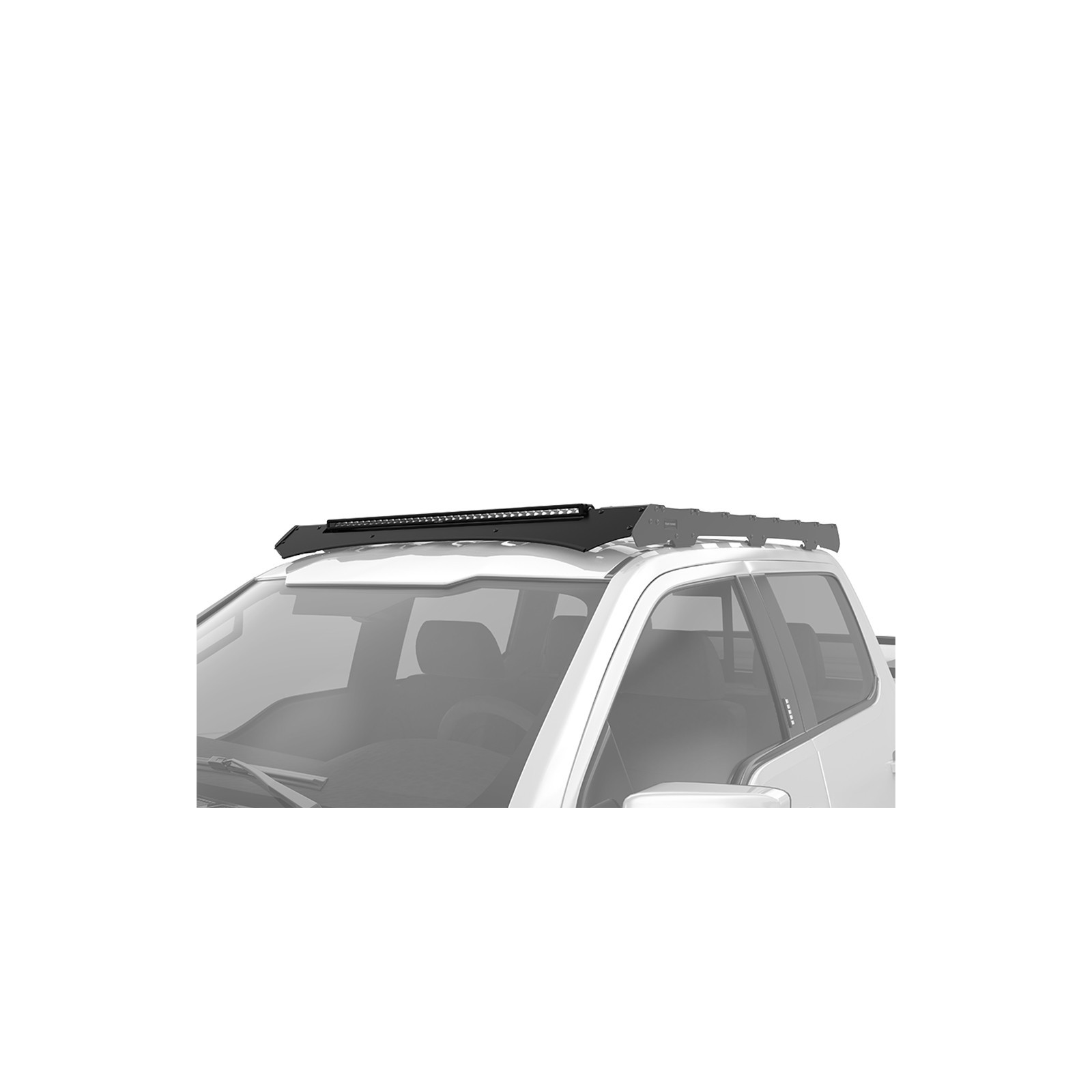 Déflecteur de vent 40in pour barre lumineuse de galerie Slimsport du Ford F150 Crew Cab (2021-jusqu'à présent) 