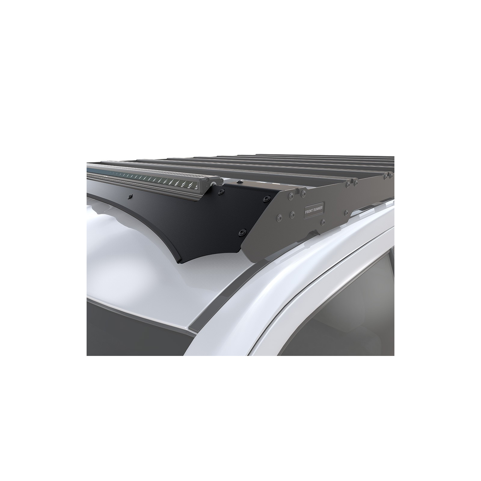 Déflecteur de vent 40in pour barre lumineuse de galerie Slimsport du Ford F150 Crew Cab (2021-jusqu'à présent) 