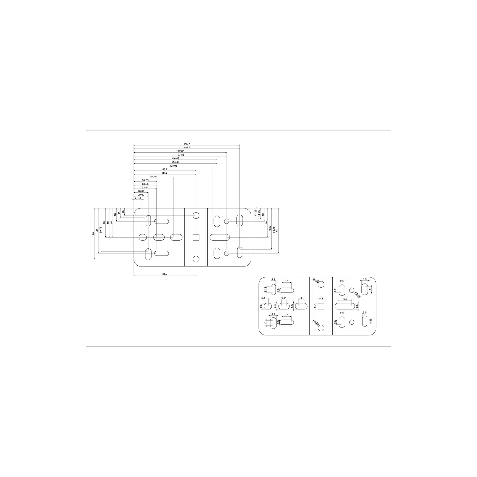 Kit de montage rapide pour auvents 