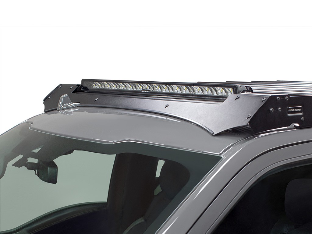 Déflecteur de vent pour barre LED 40'' sur galerie FRONT RUNNER Slimsport pour Ford F150 Super Crew avec toit ouvrant (2015-2020