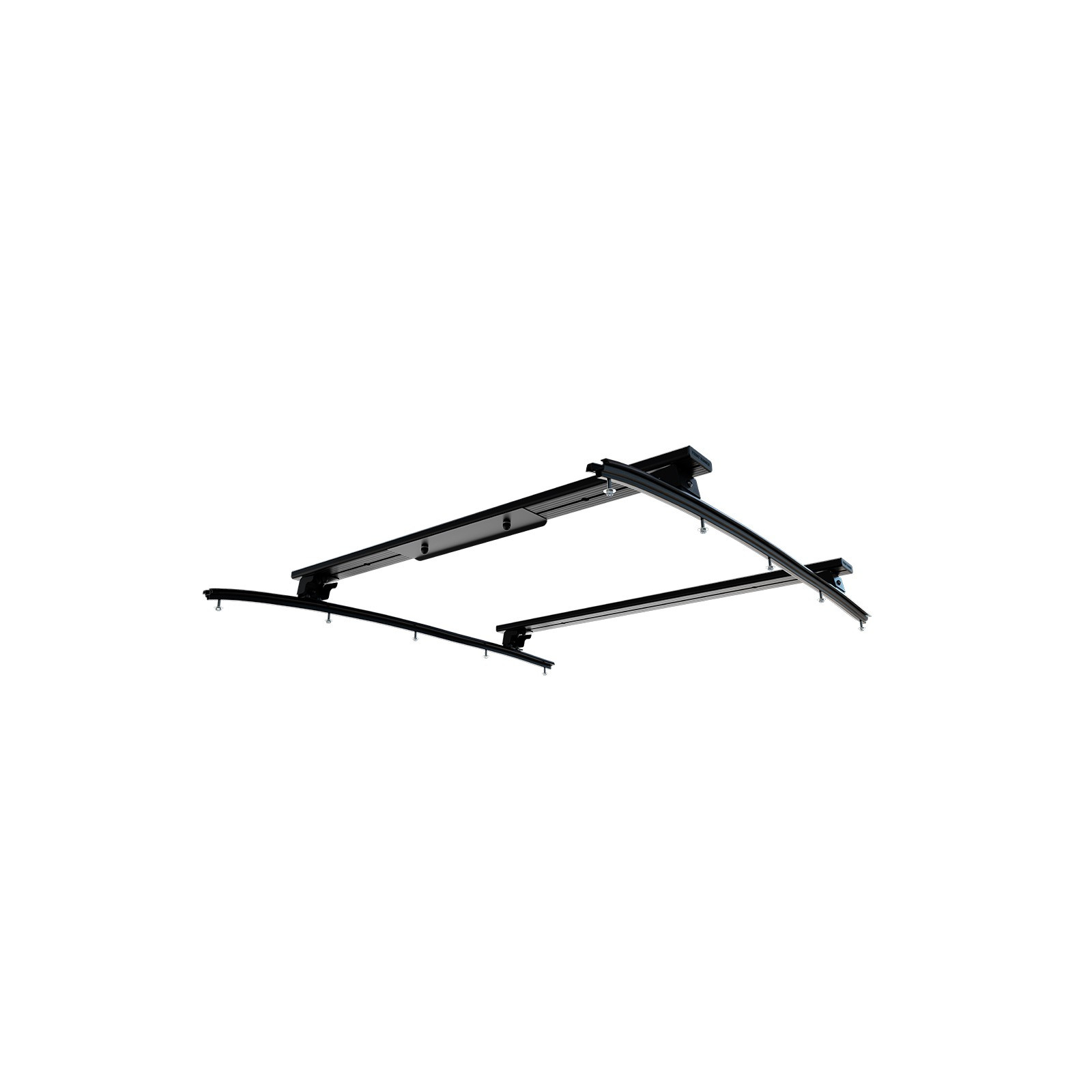 Kit de barres de toit pour une Toyota Hilux Revo DC (2016 - jusqu'à présent) / Rails AND Pieds 