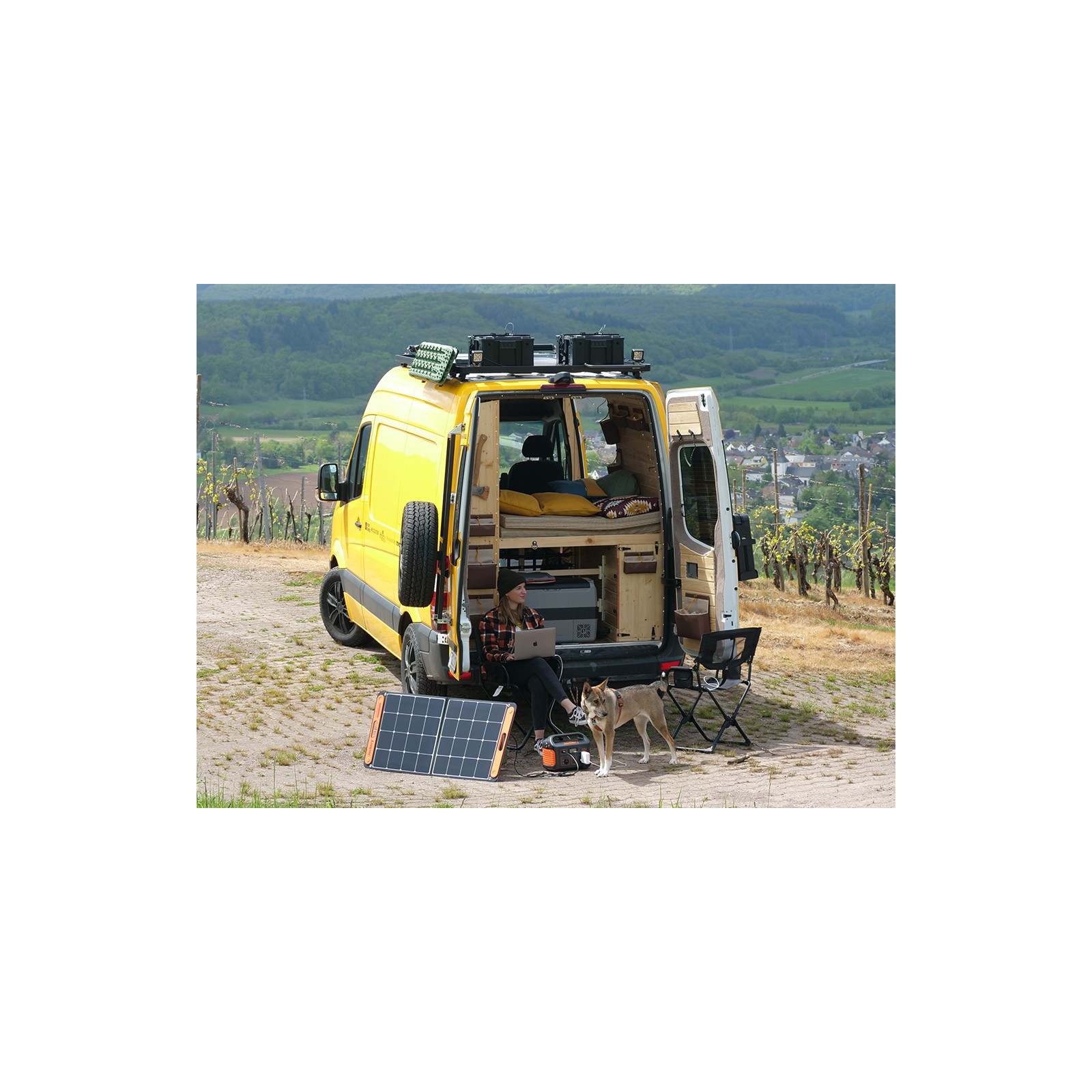 Kit de galerie Slimline II pour le Mercedes Benz Sprinter 144in/170in / L2/L3 / MWB/LWB sans rails d'origine (2006- jusqu'à prés