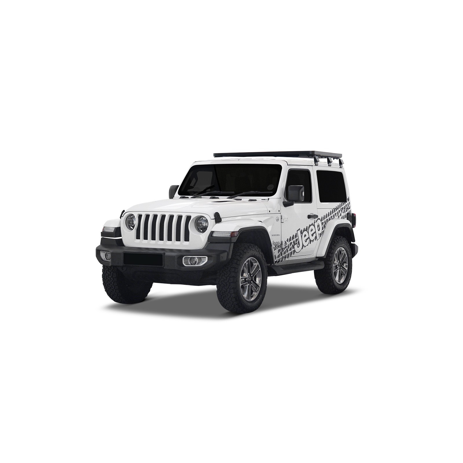 Kit de 1/2 galerie Slimline II pour une Jeep Wrangler JL 2 Portes (2018 - jusqu'à présent) 