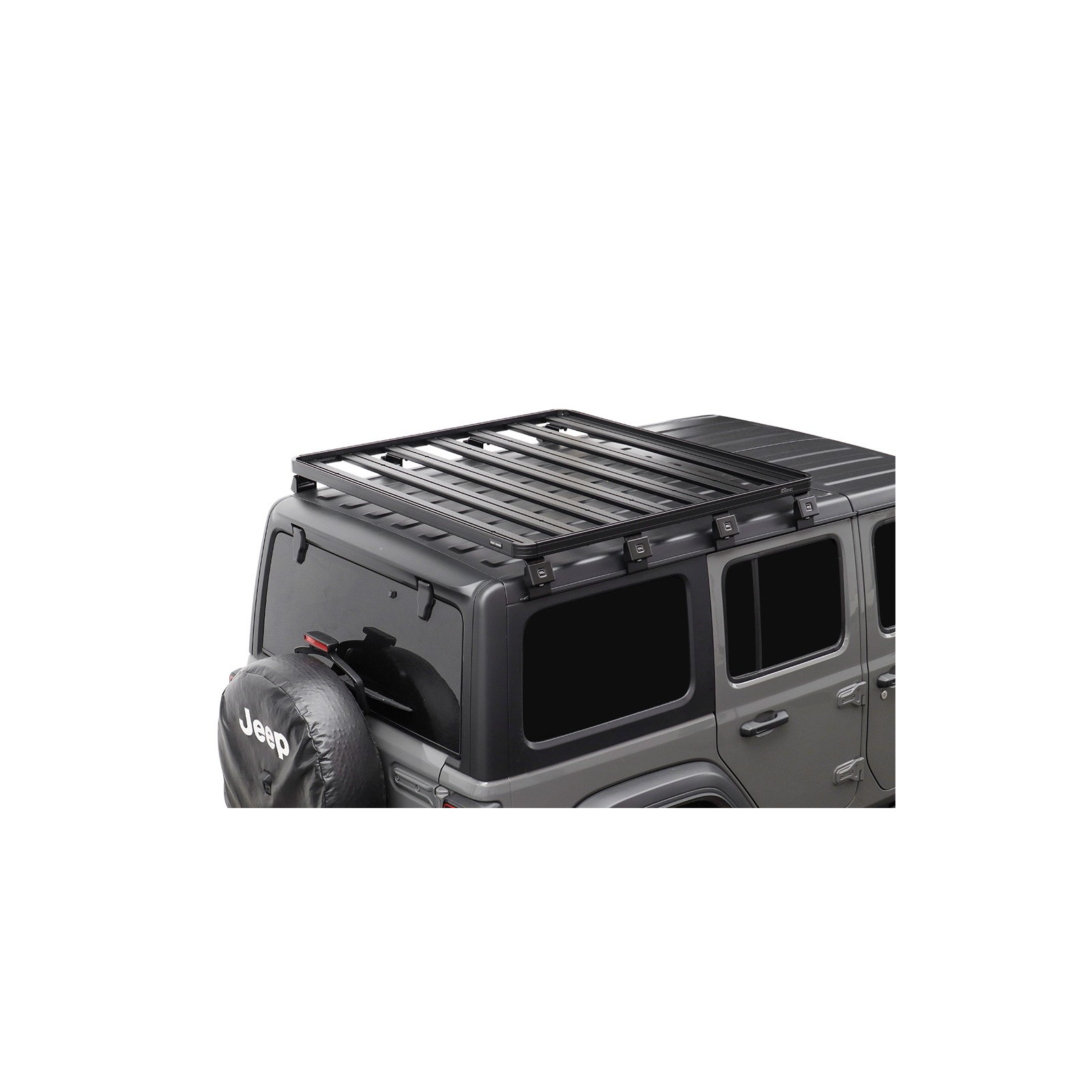 Kit de 1/2 galerie Slimline II pour une Jeep Wrangler JL 4 portes (2018-jusqu'à présent) 