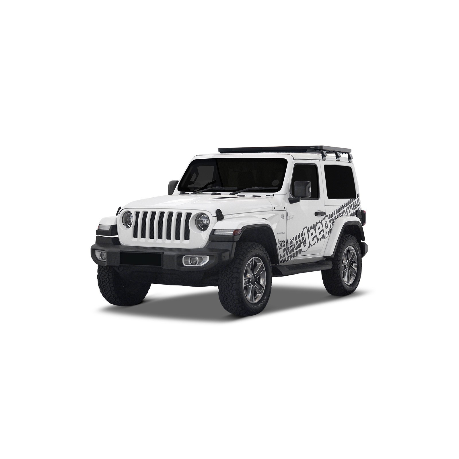 Kit de 1/2 galerie Slimline II pour Jeep Wrangler JL 2 portes (2018-jusqu'à présent) 