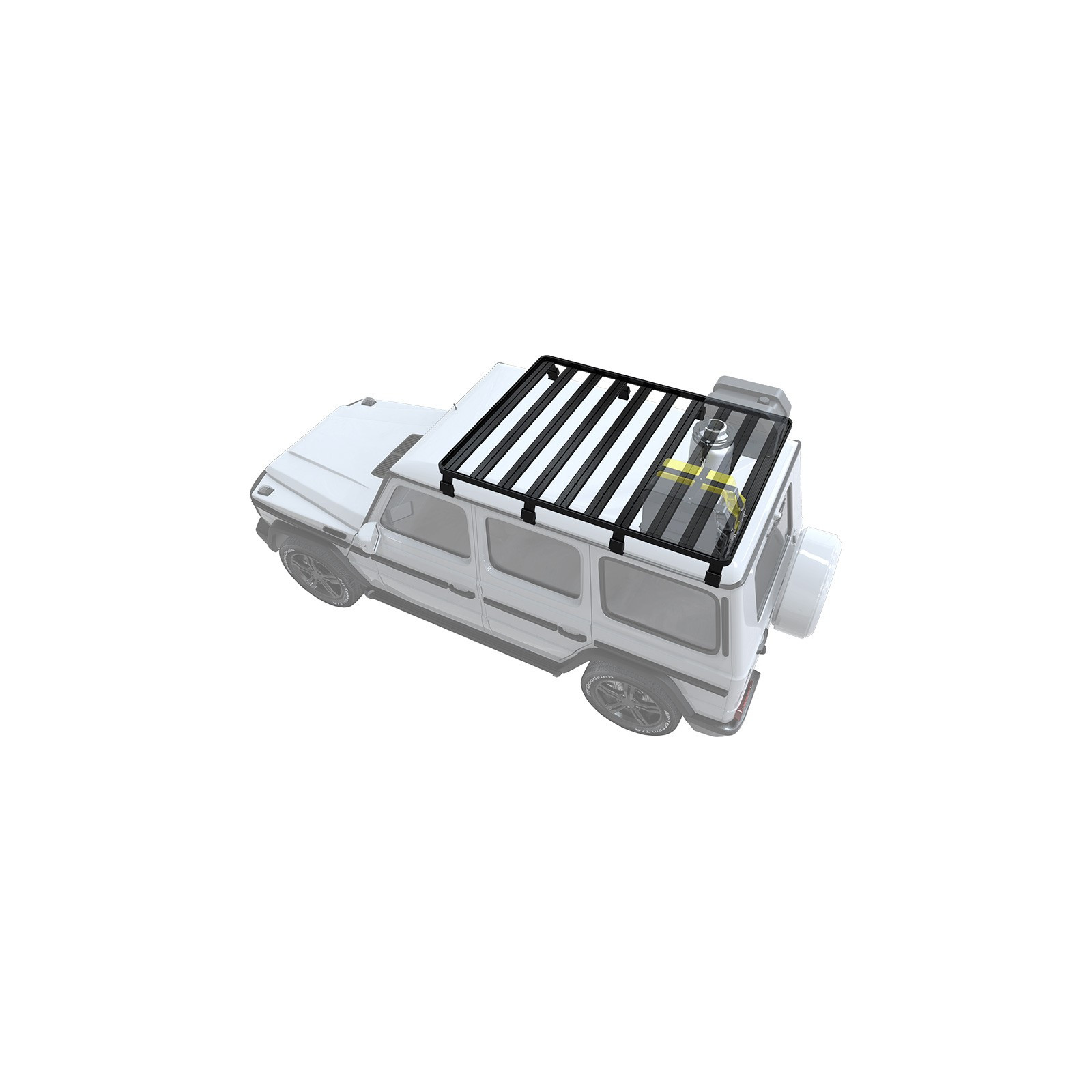 Galerie FRONT RUNNER Slimline II 1475 x 1964 mm Gutter Mount  Haute pour Mercedes G • KRGWT01L