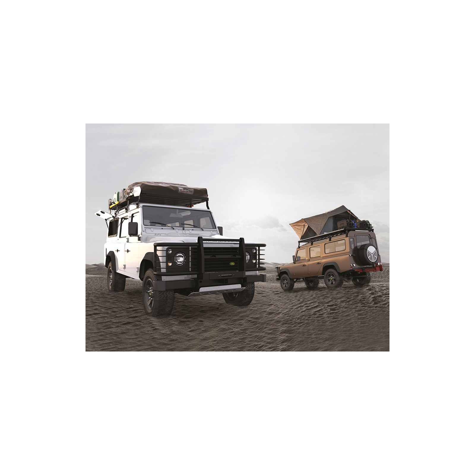 Galerie FRONT RUNNER Slimline II 1425 x 2772 mm Gutter Mount pour Land Rover Defender 110 • KRLD003L