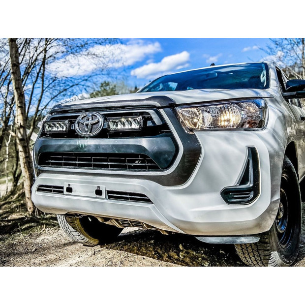 Kit intégration calandre 2 barres led LAZER LAMPS RRR-750-Elite Toyota Hilux 2021+ 