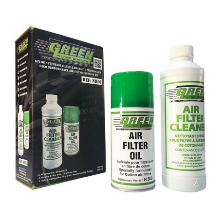 Kit de nettoyage GREEN NH01 pour filtres à air lavables et réutilisables GREEN Filter Europe 