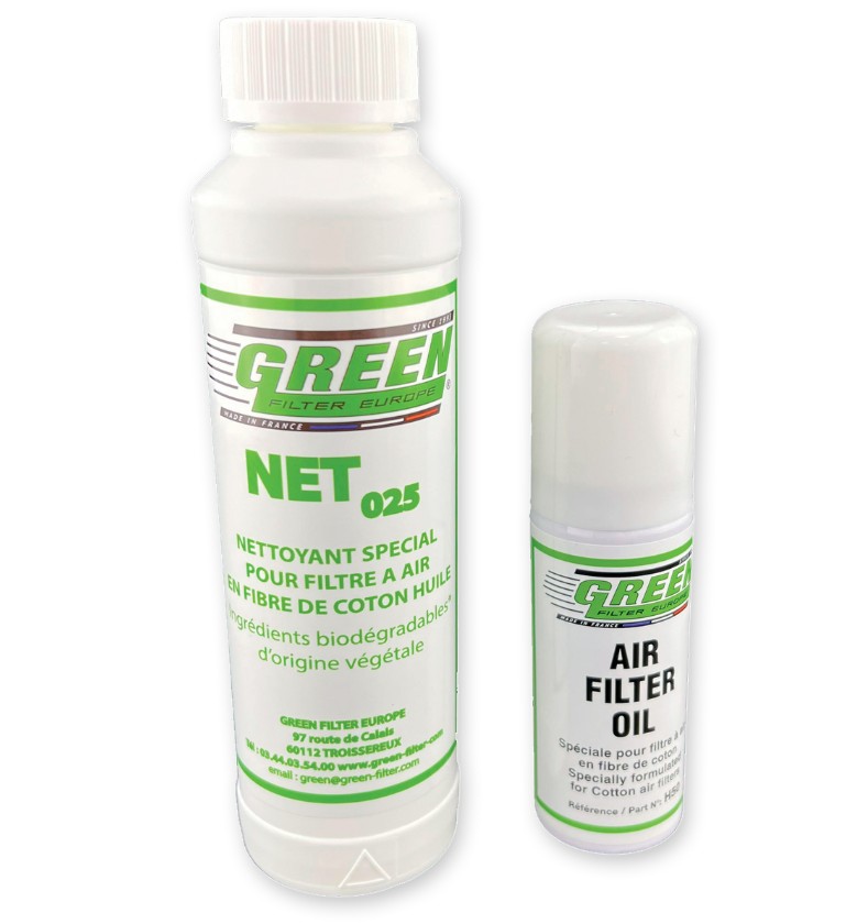 Kit de nettoyage GREEN FILTER Europe NH02 pour filtres à air lavables et réutilisables GREEN Filter Europe