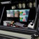 Compartiment latéral Alu-Cab Universel 750 avec set de cuisine, noir 