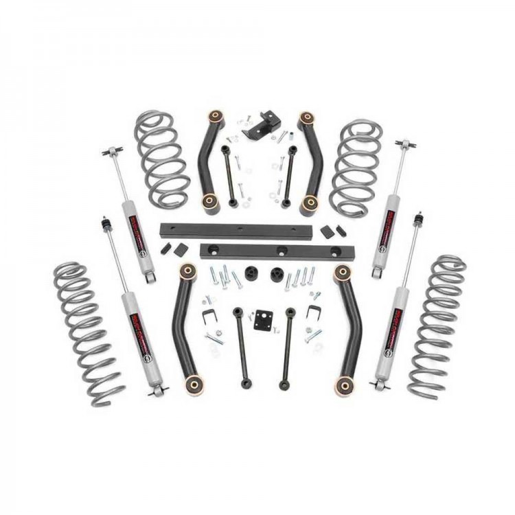 Kit suspension ROUGH COUNTRY +100mm Jeep Wrangler TJ 1997-2002