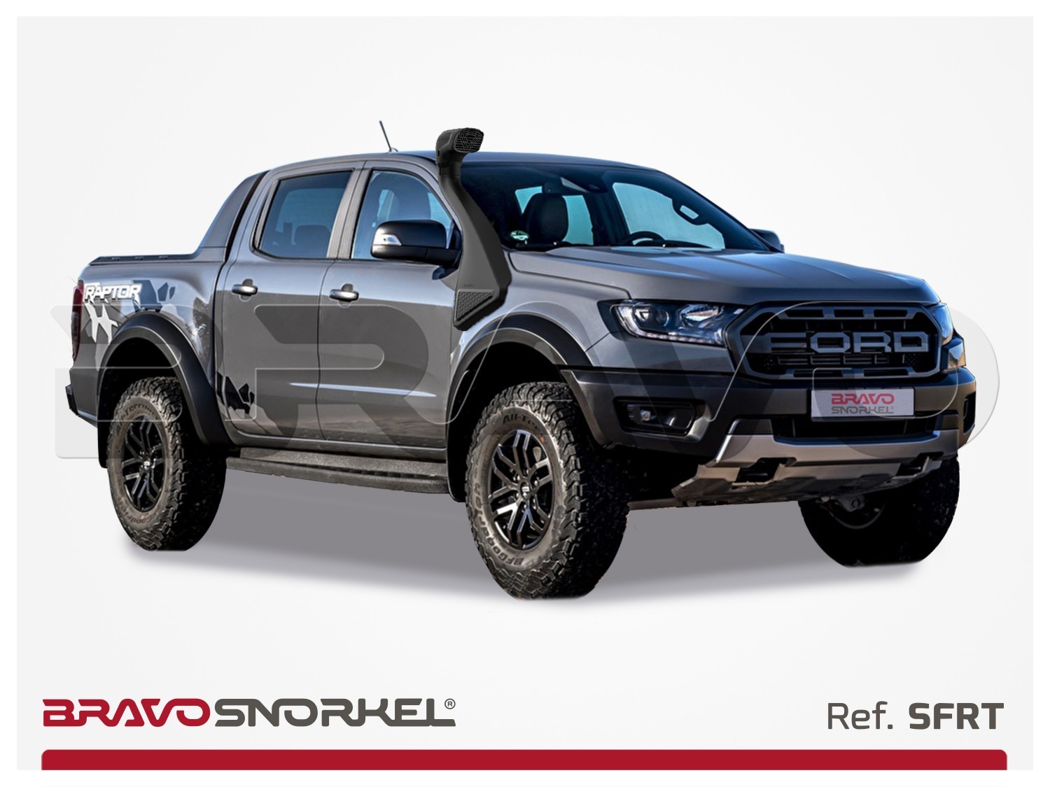 Snorkel BRAVO SNORKEL • SFRT • Ford Ranger Raptor (2019-2022) • montage à droite
