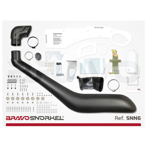Snorkel BRAVO SNORKEL • SNN6 • Nissan Navara D23 / NP300 (2015+) • montage à droite 