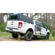 Hard-top aluminium ALU-CAB Explorer Noir Ford Ranger T6 2012+ Double Cab • Finition Hard Top : Parois Striées