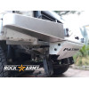 Pare-choc avant ROCK ARMY en acier avec platine treuil intégrée et protection avant 5mm Nissan Patrol Baroud K160/K260 