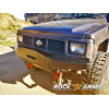 Pare-choc avant ROCK ARMY en acier avec platine treuil intégrée et protection avant 5mm Nissan Patrol Baroud K160/K260 