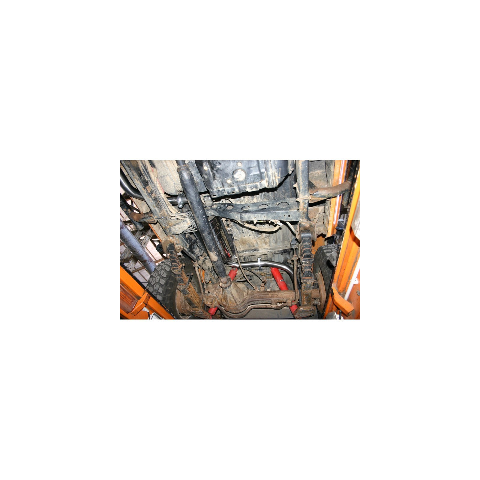 Ligne complète après tube primaire avec sortie arrière TECINOX TOYOTA HZJ75 1991-1999 