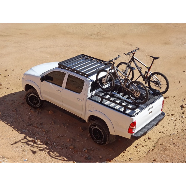 Galerie FRONT RUNNER Slimline II 1165 x 1358 mm Foot Mount pour Toyota Hilux Vigo 2005 à 2015 • KRTH010T