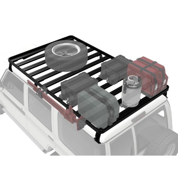 Galerie FRONT RUNNER Slimline II 1345 x 2368 mm Gutter Mount pour Toyota Land Cruiser 76 • KRTL015L