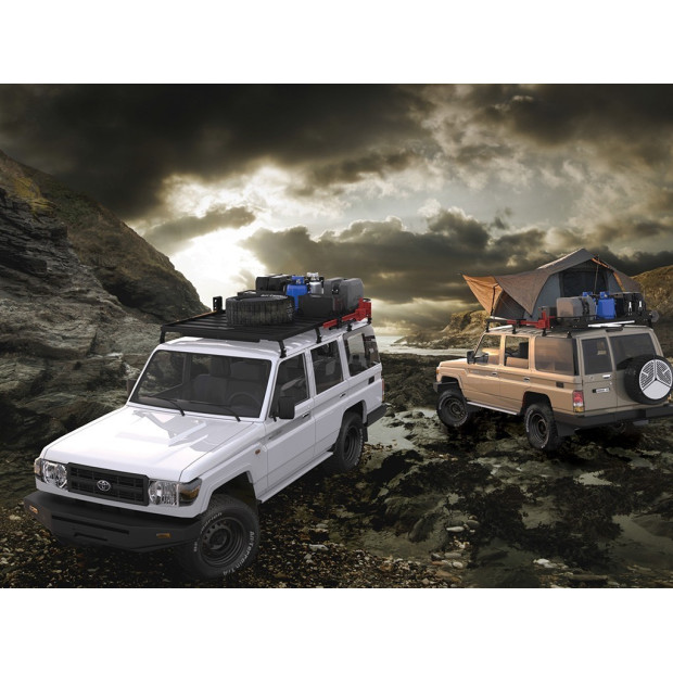 Galerie FRONT RUNNER Slimline II 1345 x 2368 mm Gutter Mount pour Toyota Land Cruiser 76 • KRTL015L