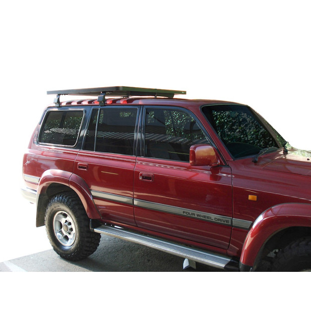 Galerie FRONT RUNNER Slimline II 1345 x 1358 mm Gutter Mount Haute pour Toyota Land Cruiser 80 • KRTLT19L