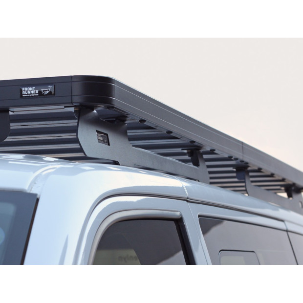 Galerie FRONT RUNNER Slimline II 1425 x 2570 mm Foot Mount pour Volkswagen Transporter T5 2003 à 2015 • KRVK004T
