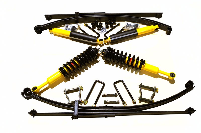 Kit suspension TERRAIN TAMER pré-assemblé et lames paraboliques +850kg • SK073A-P850 • Isuzu Dmax (2012 – 2020)