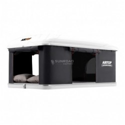 Tente de toit AUTOHOME Airtop Small • Coque Blanche • Toile Carbone • 777161 