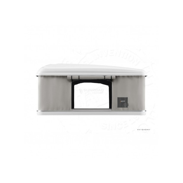 Tente de toit AUTOHOME Airtop Medium • Coque Blanche • Toile Grise • 777312 