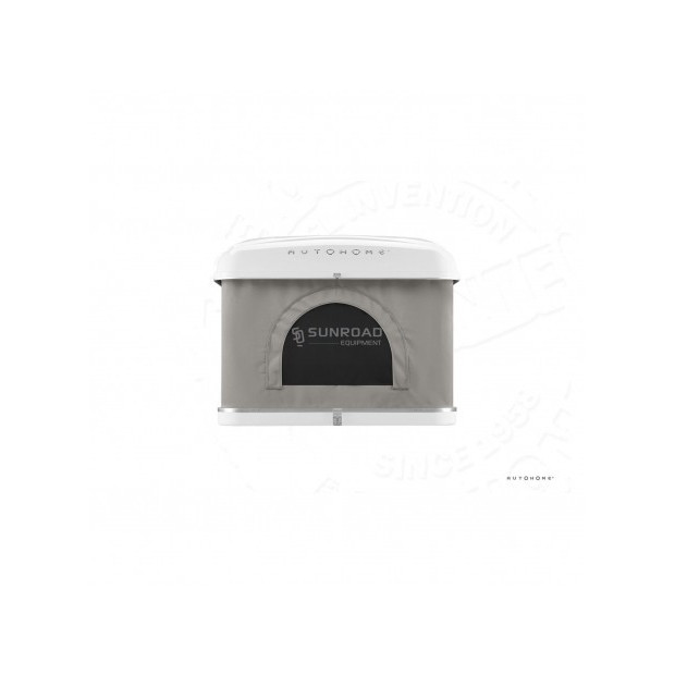 Tente de toit AUTOHOME Airtop Medium • Coque Blanche • Toile Grise • 777312 