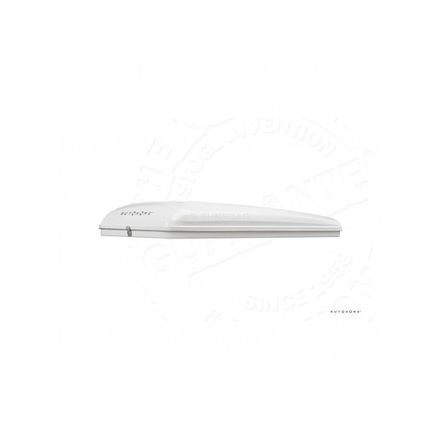 Tente de toit AUTOHOME Airtop Medium • Coque Blanche • Toile Grise • 777312 