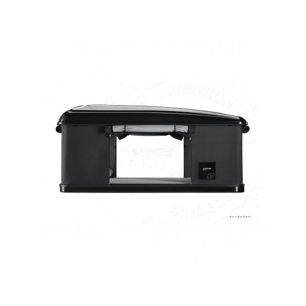 Tente de toit AUTOHOME Airtop Plus Medium • Coque Noire • Toile Carbone • 777324 