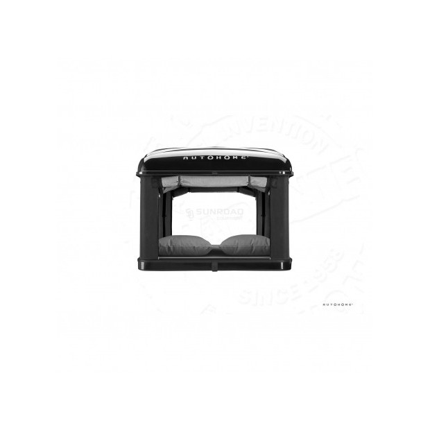 Tente de toit AUTOHOME Airtop Plus Medium • Coque Noire • Toile Carbone • 777324 