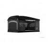 Tente de toit AUTOHOME Maggiolina Air-Sky 360° Medium X-Long • Coque Noire • Toile Carbone • 777400 