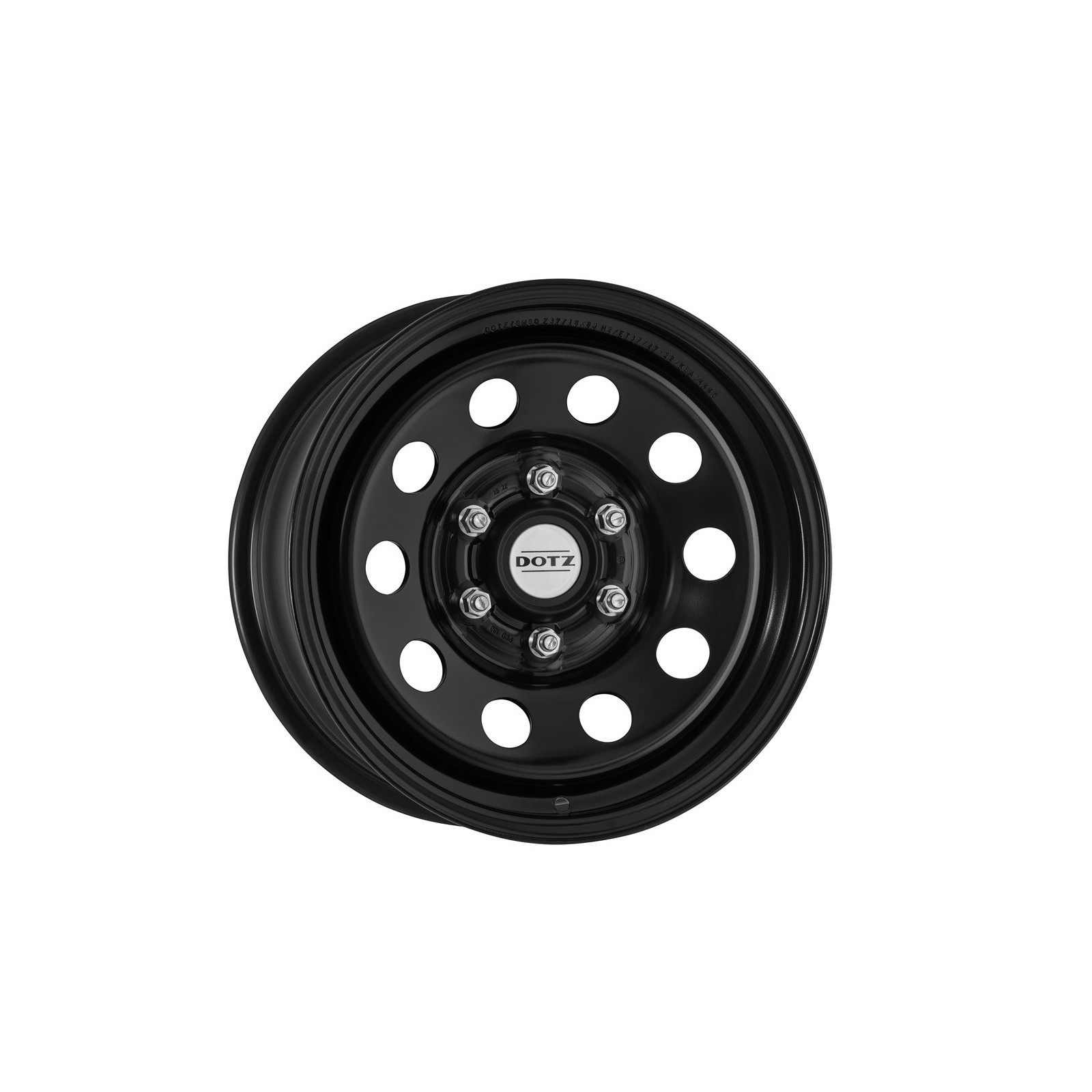 Jante acier DOTZ MODULAR Dark (noir) 8x16 • 5x130 • ET37 • CB84.1 