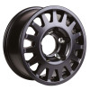 Jante Aluminium 4x4 MANANO 8.5x18 5x127 ET20 CB71.6 • Noire • Avec cache moyeu 