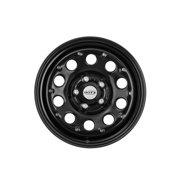 Jante acier DOTZ MODULAR Beadlock Black (noir) 5,5x15 • 5x139.7 • ET5 • CB108,25 