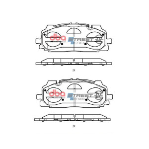 Plaquettes de frein avant DBA Audi E-tron 2018 - On F 