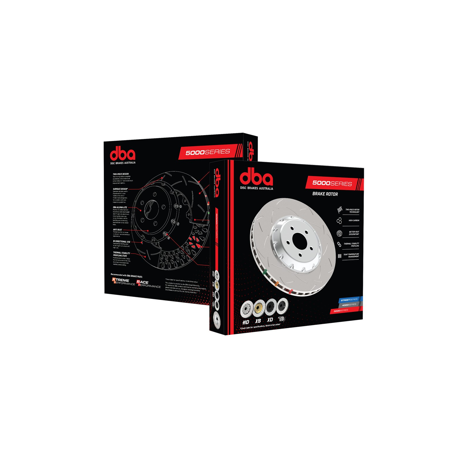 Rotor de remplacement avant DBA 5000 Series T3 • DBA53148.1S 