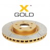 Disque de frein arrière DBA Street Series X-GOLD • Ventilé et rainuré-percé • DBA983X • Ø280mm
