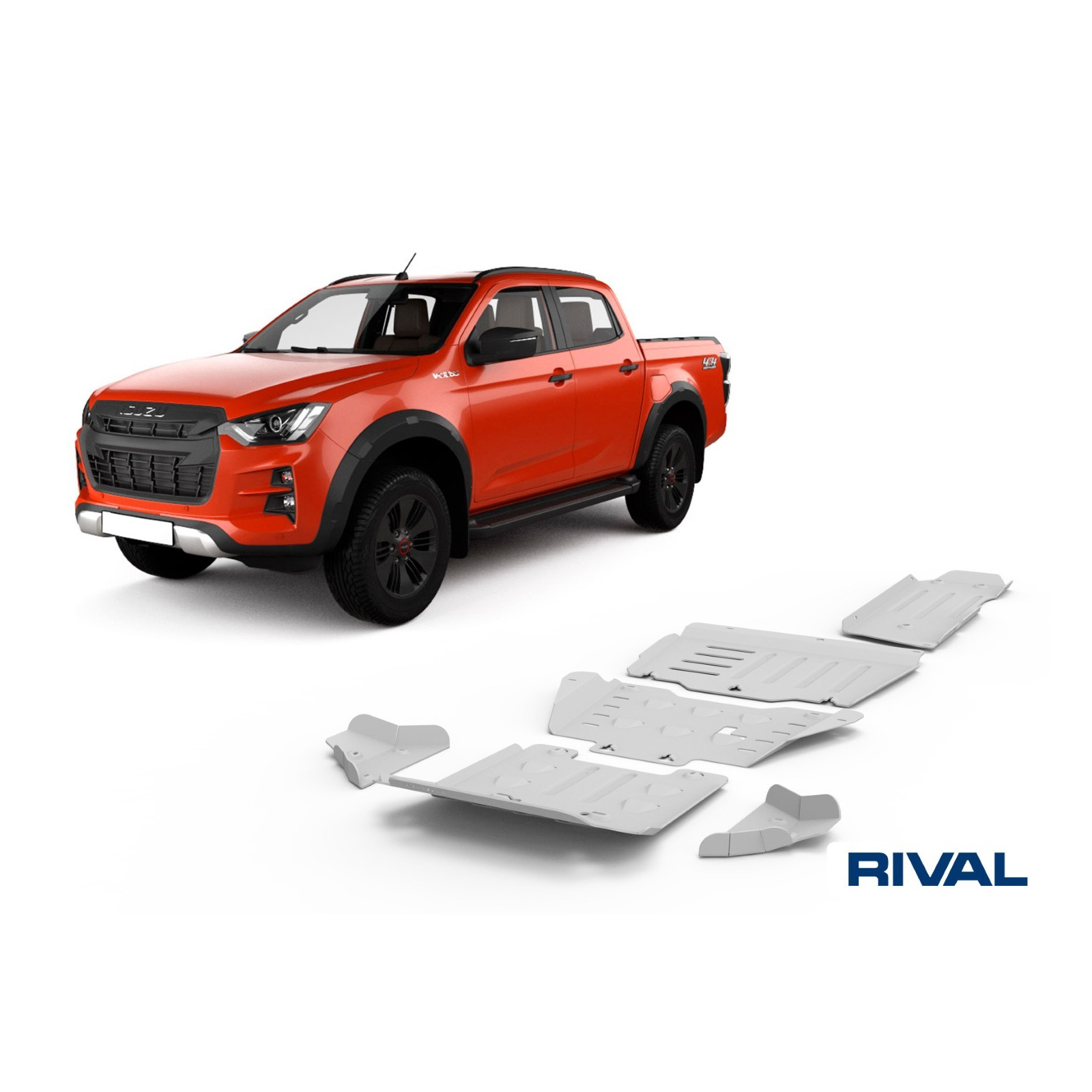Pack de protections inférieures RIVAL 23333.9113.1.6 