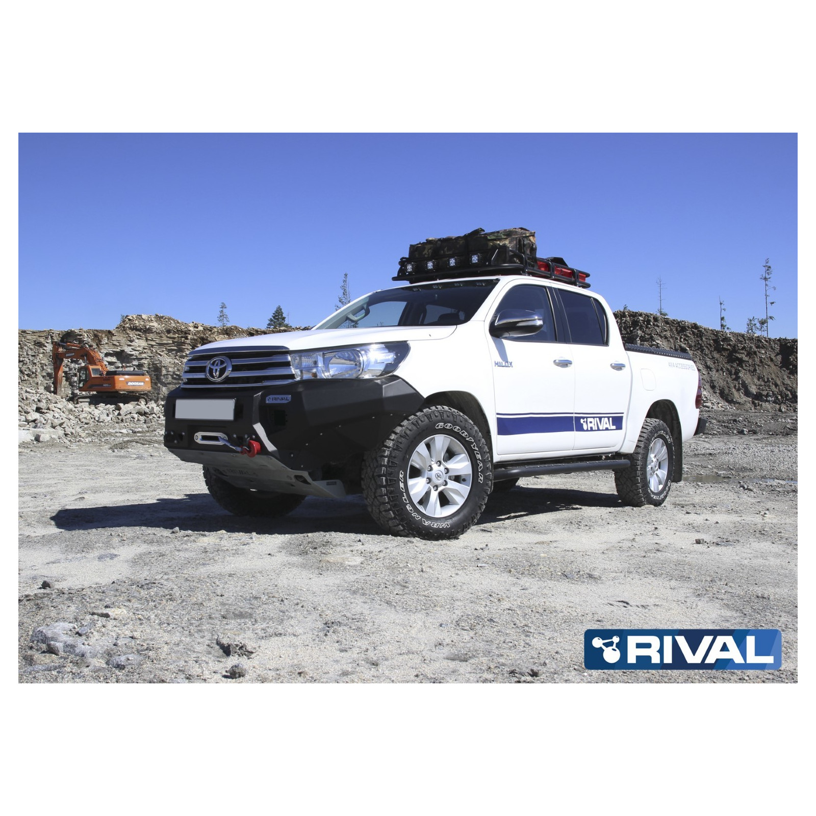 Pare-choc renforcé avant RIVAL 2D.5701.1.B-NL 
