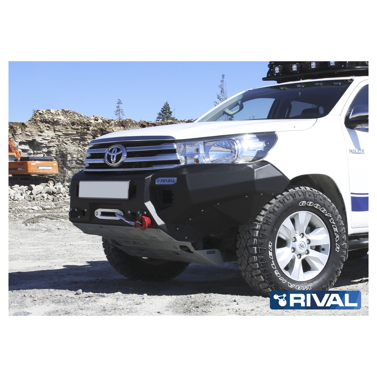 Pare-choc renforcé avant RIVAL 2D.5701.1.B-NL 